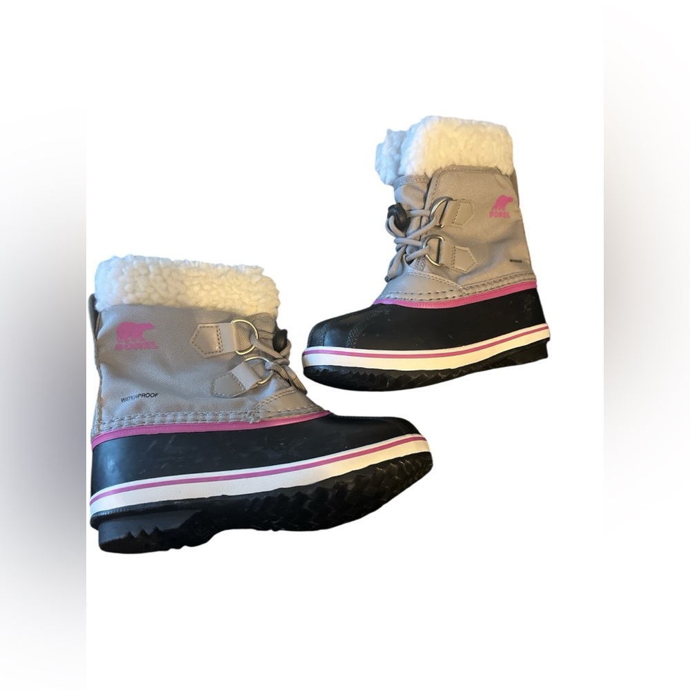 Sorel Kids Snow Boots - gray and Black